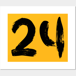 Number 24 Posters and Art